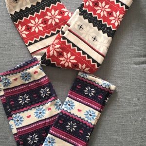 2 pr fleece lined leggings, Sz 4t